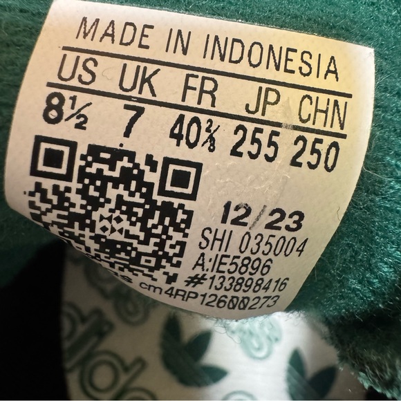 NWOB ADIDAS HANDBALL SPEZIAL-GREEN/LIGHT GREEN Size 8.5 Men - Picture 11 of 11